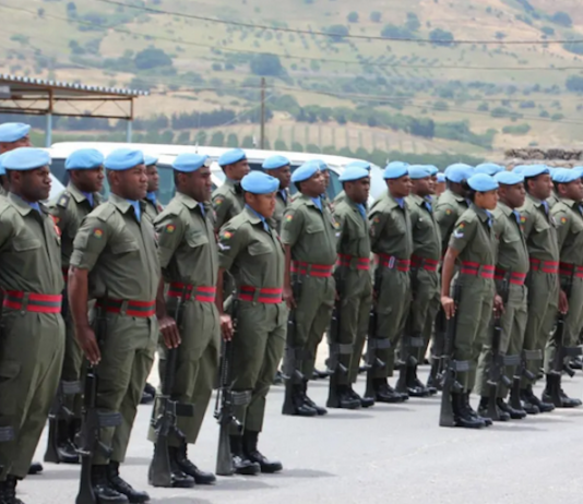 Fijian peacekeepers