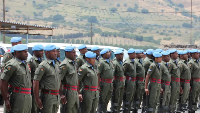 Fijian peacekeepers