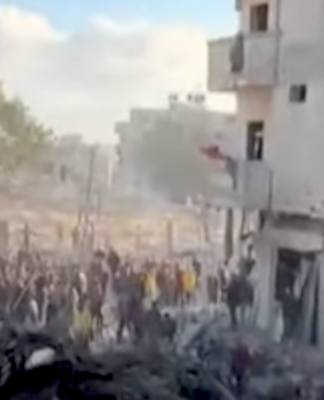 Israeli-American historian describes attacks on Gaza as ‘war of annihilation’ A scene of utter devastation in Gaza