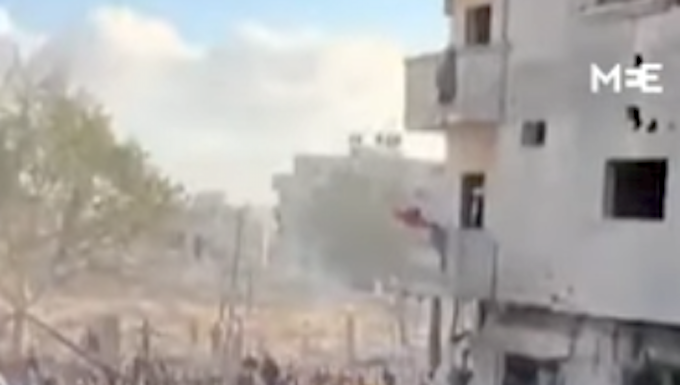 A scene of utter devastation in Gaza