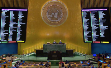 UN members vote overwhelmingly to demand a ceasefire in Gaza