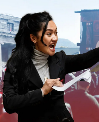 An example of Aotearoa's "kohanga generation" is the country's youngest MP, Hana-Rawhiti Maipi-Clarke