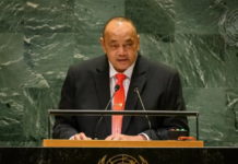 Tongan Prime Minister Hu’akavameiliku Siaosi Sovaleni