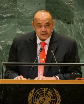 Tongan Prime Minister Hu’akavameiliku Siaosi Sovaleni