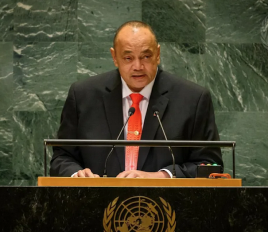 Tongan Prime Minister Hu’akavameiliku Siaosi Sovaleni