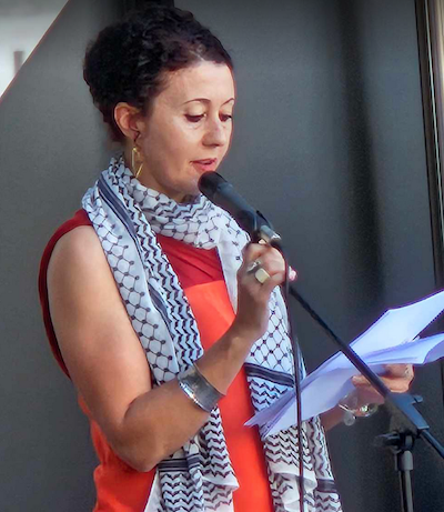 Palestinian advocate Katrina Mitchell-Kouttab