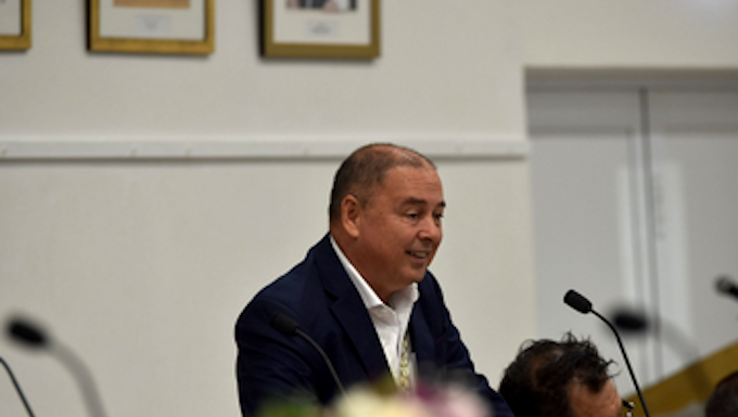 Cook Islands Prime Minister Mark Brown