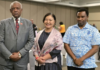 Fiji's Minister for Home Affairs Pio Tikoduadua and others