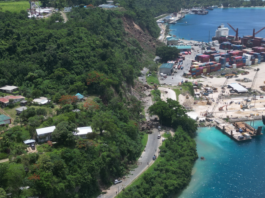 Slips from Vanuatu's earthquake today