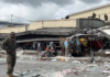 Rescue operations underway on a commercial building flattened by the earthquake in Vanuatu 17 Dec 2024