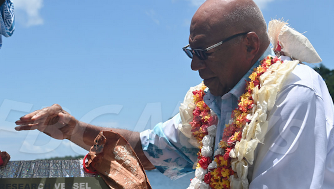 Fiji Prime Minister Sitiveni Rabuka