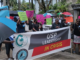 "USP leadership in crisis" banner at an earlier staff protest against the regional Pacific university's management