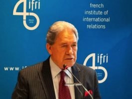 NZ Foreign Minister Winston Peters