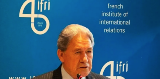 NZ Foreign Minister Winston Peters