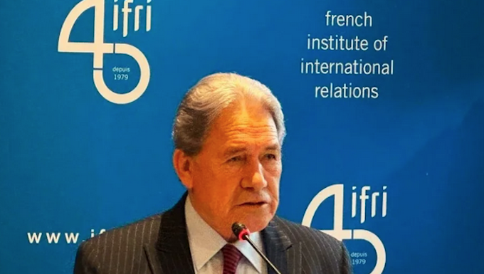 NZ Foreign Minister Winston Peters