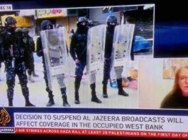 CPJ's Jodie Ginsberg speaking to Al Jazeera