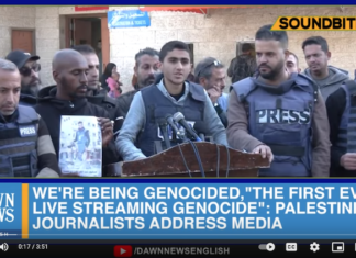 Palestinian journalist Abubaker Abed