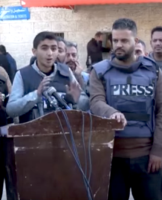 Gaza journalist Abubaker Abed