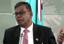 Fiji Deputy Prime Minuster Dr Biman Prasad