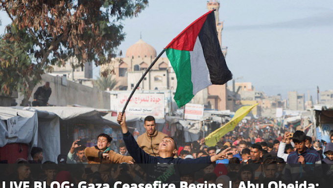The Gaza ceasefire begins with three Israeli women hostages in good health being reunited with their families