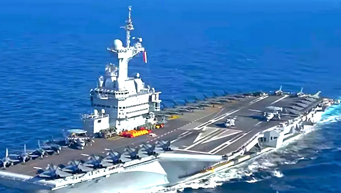 French aircraft carrier Charles de Gaulle