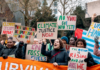 Pacific Islands climate justice protesters among those demonstrating at The Hague