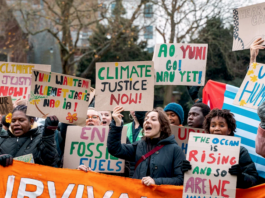 Pacific Islands climate justice protesters among those demonstrating at The Hague