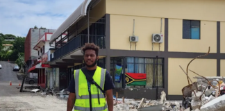 Vanuatu Daily Post journalist Doddy Morris