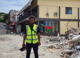 Vanuatu Daily Post journalist Doddy Morris