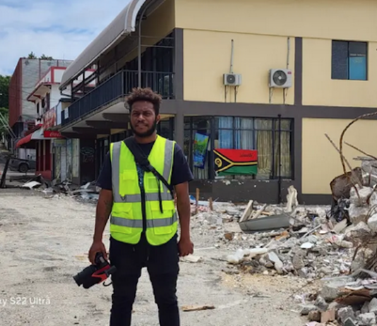 Vanuatu Daily Post journalist Doddy Morris