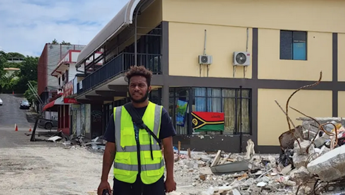 Vanuatu Daily Post journalist Doddy Morris
