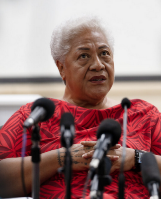 Samoan Prime Minister Fiame Naomi Mata’afa