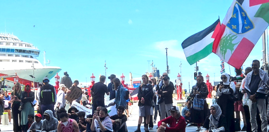 Israel orders patients, staff to ‘evacuate’ last two hospitals in northern Gaza siege Mock bodies on the pavement in Te Komititanga Square in the heart of Auckland's shopping precinct