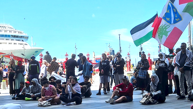 Israel orders patients, staff to ‘evacuate’ last two hospitals in northern Gaza siege Mock bodies on the pavement in Te Komititanga Square in the heart of Auckland's shopping precinct
