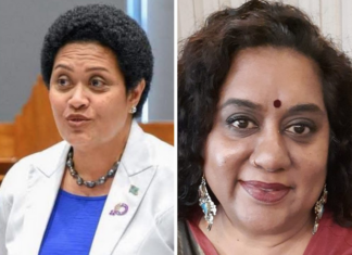 Suva-based lawyer Sainiana Radrodro (left) and Fiji Women’s Rights Movement’s executive director Nalini Singh