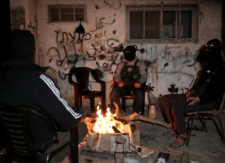 Armed resistance fighters of the Jenin Brigade in Jenin refugee camp 0n 29 December 2025