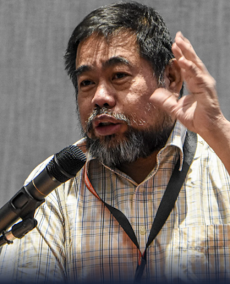 Filipino investigative journalist Manny "Bok" Mogato