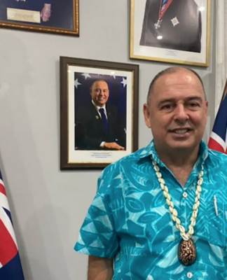 Cook Islands Prime Minister Mark Brown