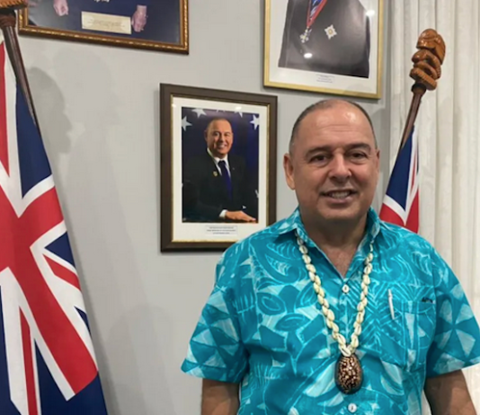 Cook Islands Prime Minister Mark Brown