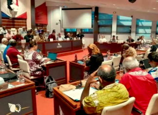 The New Caledonia Congress in session in November 2024