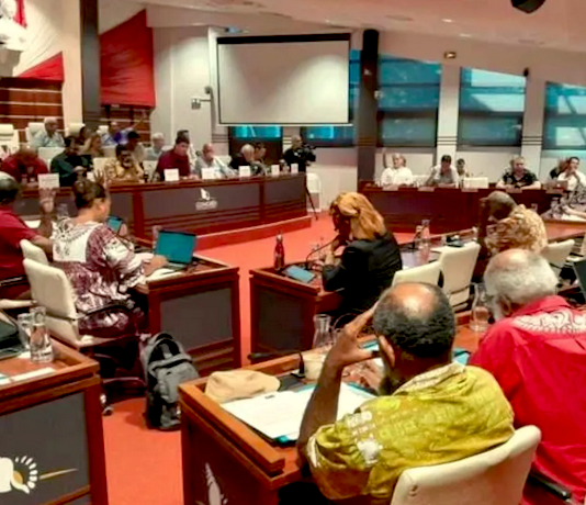 The New Caledonia Congress in session in November 2024