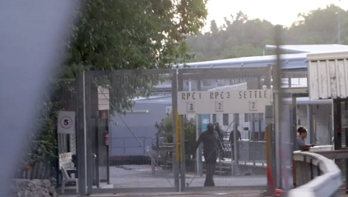The entrance to Nauru's Regional Processing Centre One (RPC1) currently holding about 90 asylum seekers
