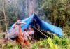 Displaced Oksop villagers in West Papua