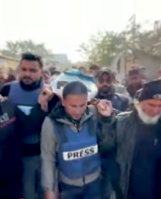 A funeral for yet another Gaza journalist