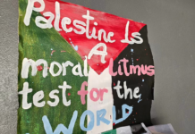 Palestine - "a moral litmus test for the world"