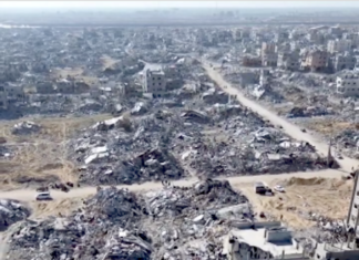 A Palestinian journalist, Hassan Eslaih, has shared videos on Instagram showing the mass destruction by Israeli attacks on al-Jnaina