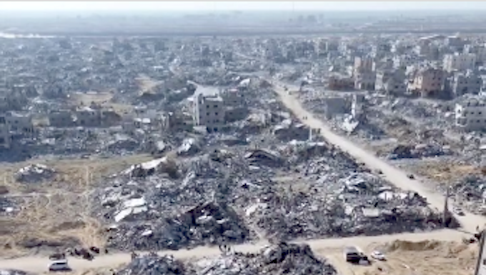 Israel has ramped up West Bank raids to ‘distract’ from ceasefire, says analyst A Palestinian journalist, Hassan Eslaih, has shared videos on Instagram showing the mass destruction by Israeli attacks on al-Jnaina