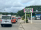 A local business sign in Port Vila reads “Stay strong and carry on Vanuatu”