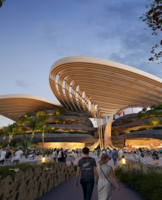 ‘Turn it into a retirement village’: Inside the war of words over Eden Park An artist's impression of Quay Park stadium - Te Tōangaroa