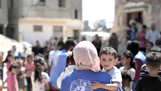 UNRWA social work teams organise activities